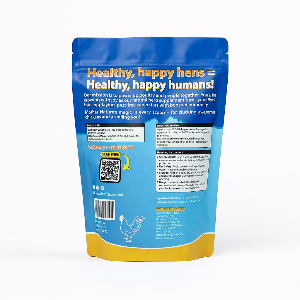 Herb Supplement For Backyard Chickens