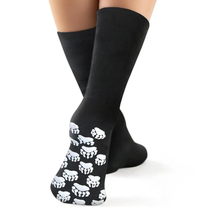 Polar Feet SUPER STRETCHY Fleece Socks - Black