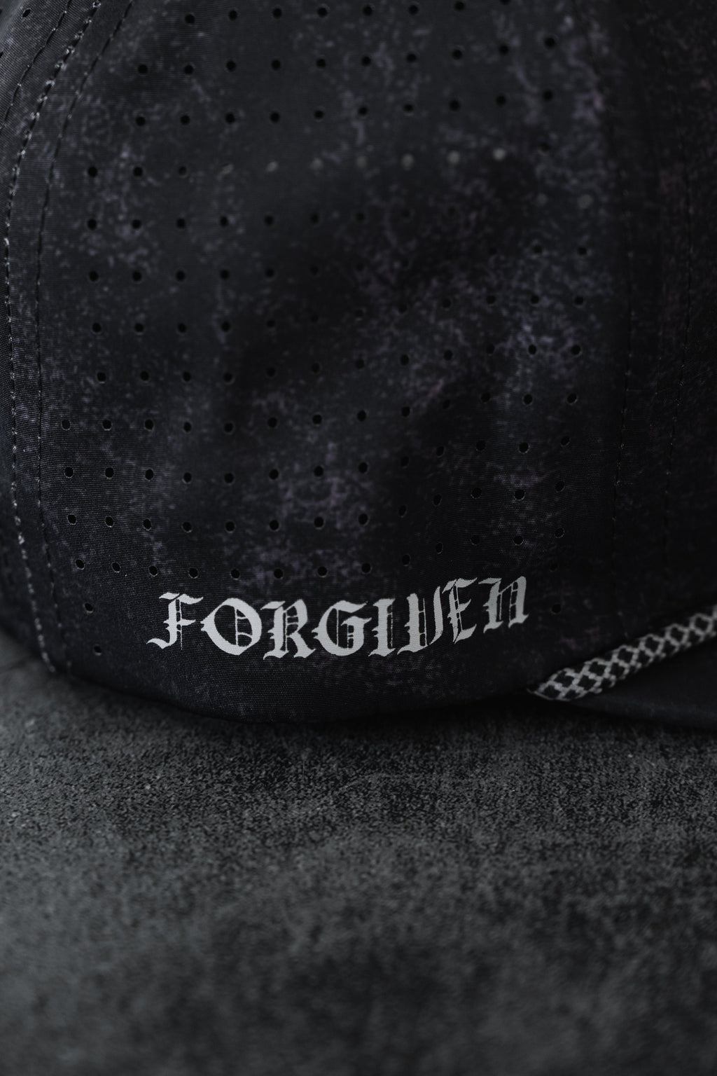 Tattooed Child of God Mineral Wash PVC Snapback