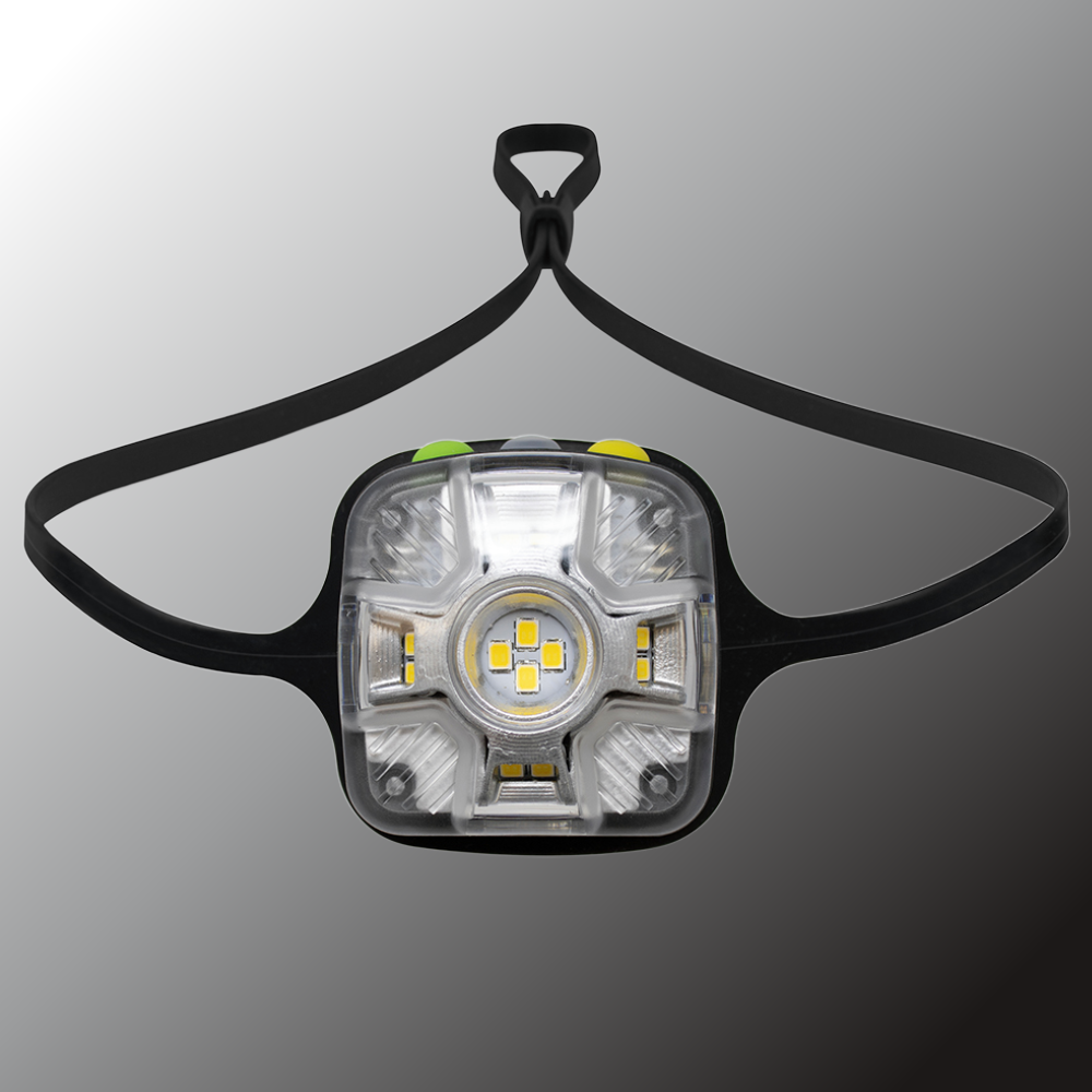 Adaptev Headlamp - Inertial Gyroscope LED Rechargeable Smart Head Lamp